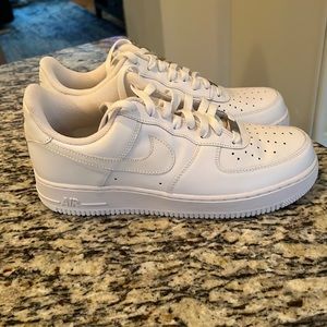 Nike Air Force ones. Never worn. Still in great condition.